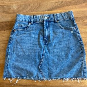Wild Fable Washed Denim Mini-Skirt